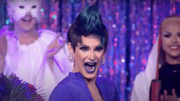 Cynthia Lee Fontaine, ex-participante de "RuPaul's Drag Race", fez uma participação especial em "Vai na Fé", atual novela das 19h da Globo - Reprodução/WOW Presents Plus
